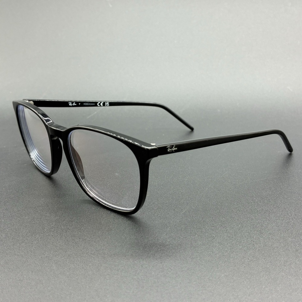 Ray-Ban RB5387 2000 Mens Black Square Eyeglasses Frames 54-18-150 RX Glasses